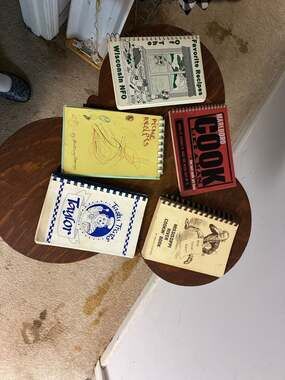 Vintage Assorted Spiral Bound Community and Novelty Cookbooks Lot of 5